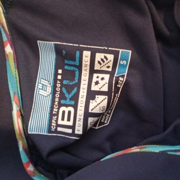 IBKUL Long Sleeve Polo Golf Icefil Technology Upf 50 Mens Small - Picture 4 of 10